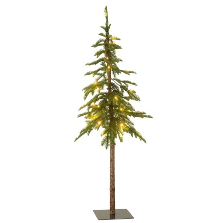 Albero di Natale artificiale in plastica verde 35*35*145 cm