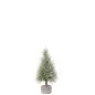 Árbol de Navidad artificial de plástico verde 15*15*36 cm