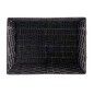 Panier Noir Tissu 25 x 20 x 35 cm (12 Unités)