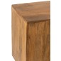 Meuble bas 2 portes et 3 tiroirs en bois marron 145x40x80 cm