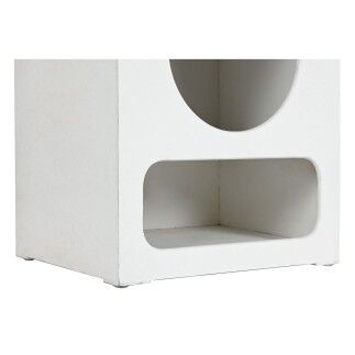 Table de Nuit Home ESPRIT Blanc Bois MDF 40 x 30 x 48 cm