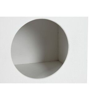 Mesita de Noche Home ESPRIT Blanco Madera MDF 40 x 30 x 48 cm