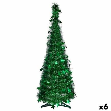 Sapin de Noël Vert guirlande 37 x 37 x 105 cm (6 Unités)