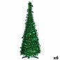 Sapin de Noël Vert guirlande 37 x 37 x 105 cm (6 Unités)