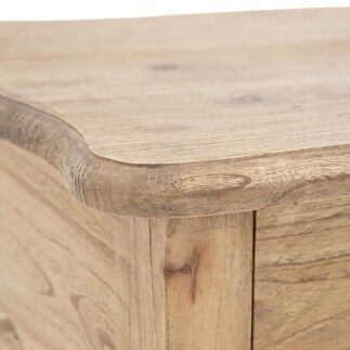 Table de Nuit 58 x 43 x 70 cm Naturel bois mindi