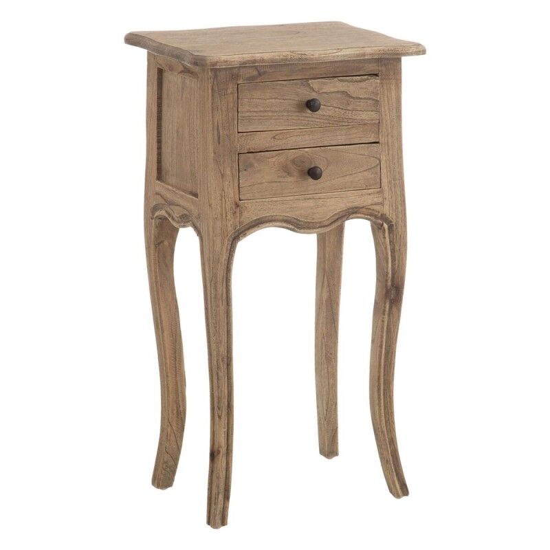 Table de Nuit Naturel bois mindi 40 x 30 x 72 cm