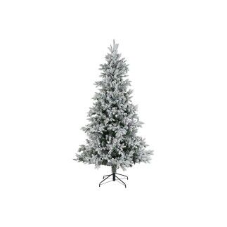 Árbol de Navidad DKD Home Decor Blanco Verde Polietileno Nevado 140 x 140 x 210 cm