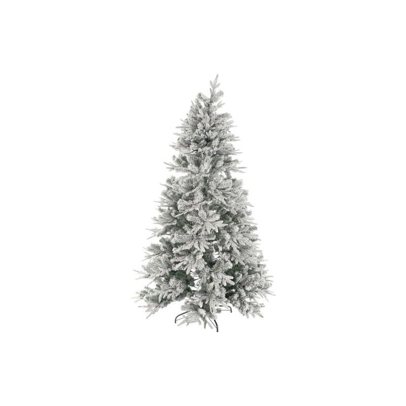 Sapin de Noël Home ESPRIT Blanc Polyéthylène Enneigé 120 x 120 x 210 cm