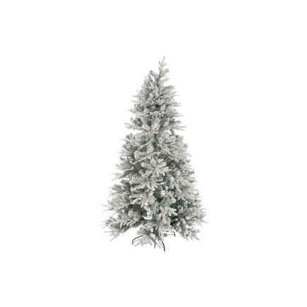 Árbol de Navidad Home ESPRIT Blanco Polietileno Nevado 120 x 120 x 210 cm