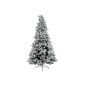 Sapin de Noël DKD Home Decor Blanc Vert Polyéthylène Enneigé 140 x 140 x 210 cm