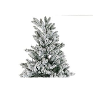 Sapin de Noël DKD Home Decor Blanc Vert Polyéthylène Enneigé 140 x 140 x 210 cm