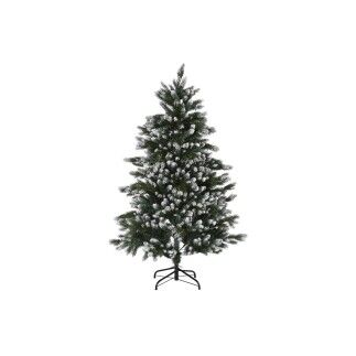 Árbol de Navidad Home ESPRIT Verde Metal Polietileno Nevado 110 x 110 x 150 cm