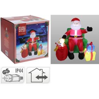 Papá Noel Lifetime 120 cm Hinchable Luz LED