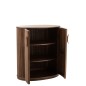 Armoire bar en bois de manguier 101x91x57 cm