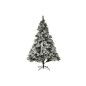 Albero di Natale Home ESPRIT Verde PVC Metallo Nevoso 155 x 155 x 240 cm