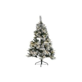 Árbol de Navidad Home ESPRIT Verde PVC Metal Nevado 96 x 96 x 150 cm