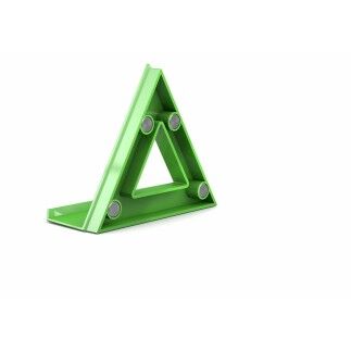 Aimant Novus MEGA Magnet DELTA XL Vert 9 x 9 cm