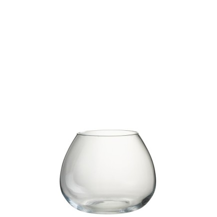 Vase en verre transparent 29*23cm