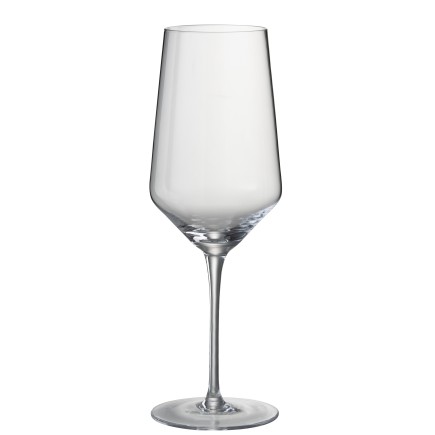 6 verres à vin rouge transparent H24cm