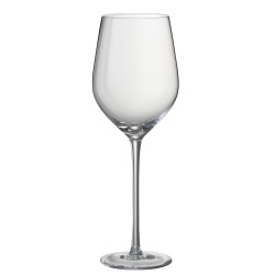 Verre à vin transparent H27cm