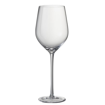 6 verres à vin rouge transparent H27cm