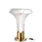 Lampe de table led en verre transparent 41x41x55 cm