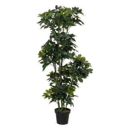 Plante décorative Bambou Polyéthylène Fer Ciment Tissu 45 x 45 x 145 cm