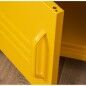 Comodino Alexandra House Living Giallo 35 x 51 x 35 cm