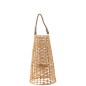 Lanterna in rattan beige 25x25x42,5 cm