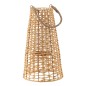 Lanterna in rattan beige 25x25x42,5 cm