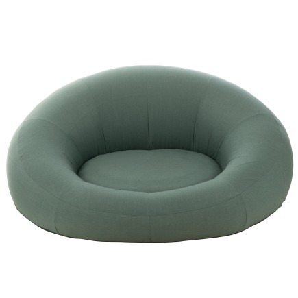 Colchón donut de polipropileno verde 150x175x75 cm