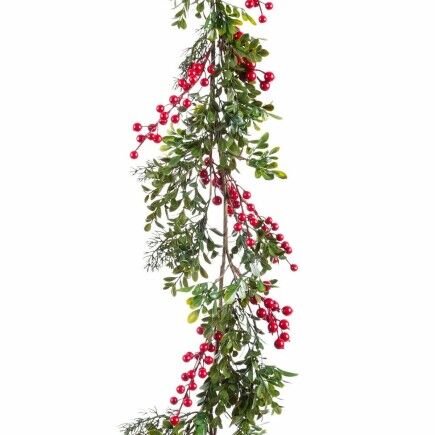 Guirlande de Noël Rouge Vert Plastique 150 x 8 x 8 cm