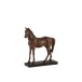 Cheval en résine marron 27x8x28 cm