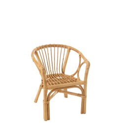 Chaise enfant en bois naturel 41x44x52 cm