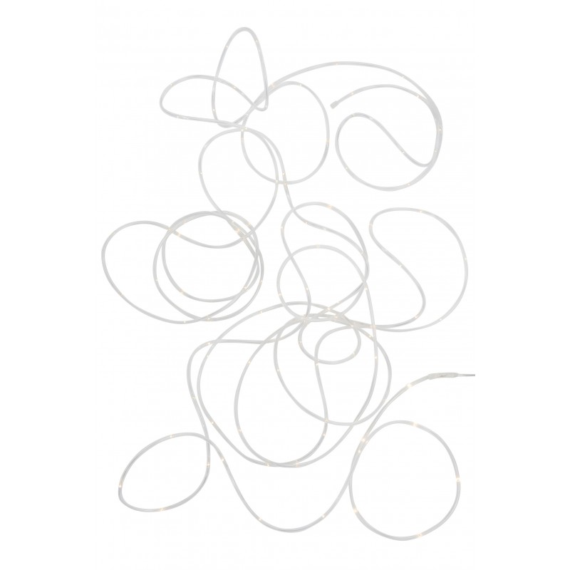 Guirlande lumineuse fil en Plastique Blanc 18x18x6cm