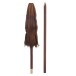 Parasol feuille en bois marron 150x150x270 cm