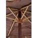 Parasol feuille en bois marron 290x290x240 cm