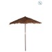 Parasol feuille en bois marron 290x290x240 cm