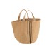 Sac de plage en textile naturel 40x28.5x52 cm