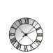 Reloj redondo de metal negro de 123x123x8.5 cm