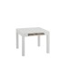 Table + Panier Carree Bois Blanc