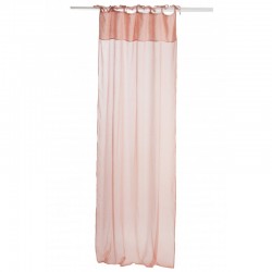 Cortina de gasa de tela rosa 140x0.2x290 cm