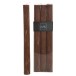 Boite de 6 bougies 13H en Paraffine marron 7x4.5x24 cm