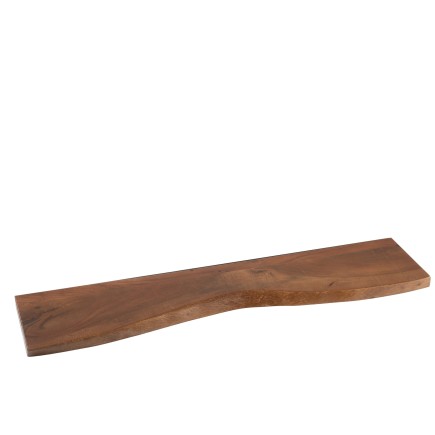 Planche murale en bois marron 115x27x3.5 cm