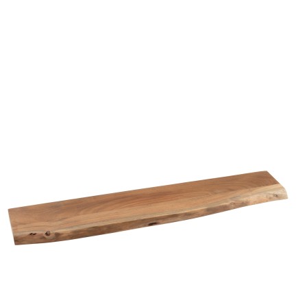 Planche murale en bois d’acacia naturel L115cm