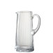 Carafe  avec lignes en verre transparent H25cm