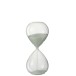 Sablier en verre sable blanc 24cm