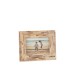 Cadre photo 10x15cm en bois beige 22.5x17.5x2.5 cm