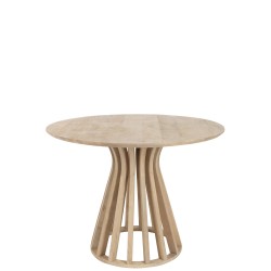 Table en Bois Naturel 110x110x82,5cm