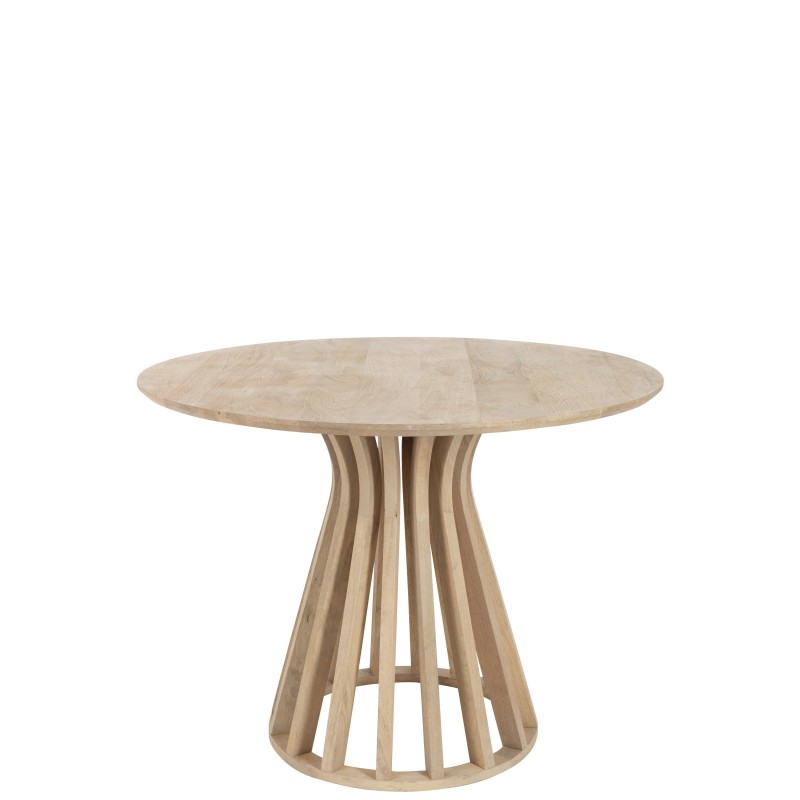 Table en Bois Naturel 110x110x82,5cm